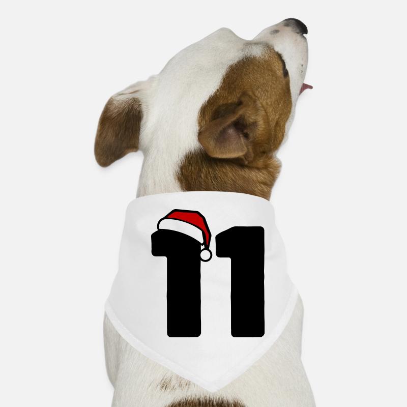 11 Numéro Noël Bandana pour chien