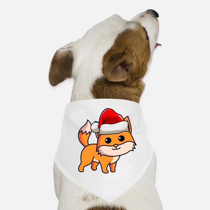 Fuchs Comic Noël Bandana pour chien