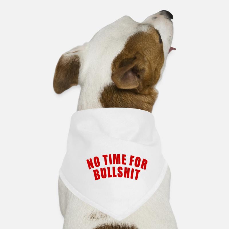 NO TIME FOR BULLSHIT GIFT SAYING FOCUS IMPORTANT Dog Bandana