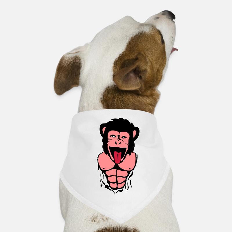 monkey gorilla monkey tete4 body muscle1 Dog Bandana