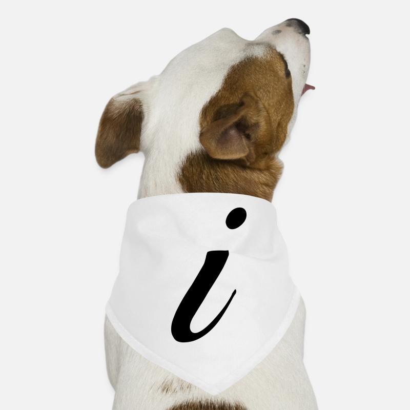 i - Hunde-Bandana - Weiß