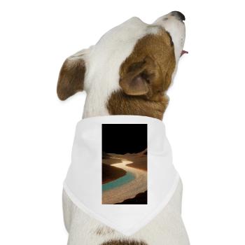 Fluss des goldenen Lichts  - Hunde-Bandana - Weiß - Vorne