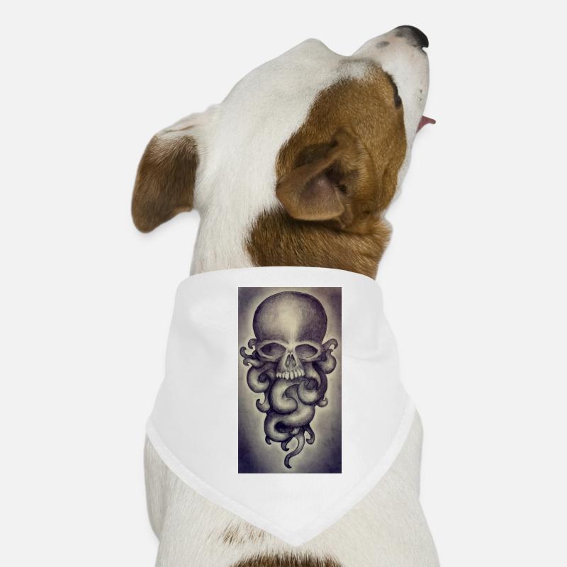 Logo du crâne Bandana pour chien