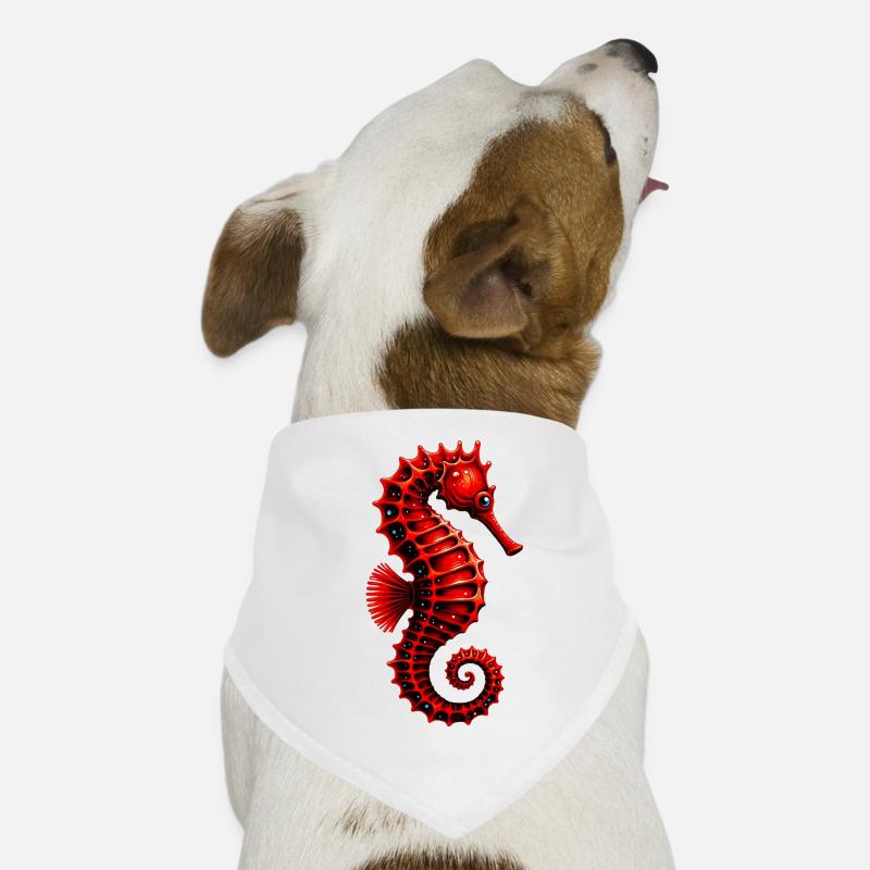 Seepferdchen Hunde-Bandana