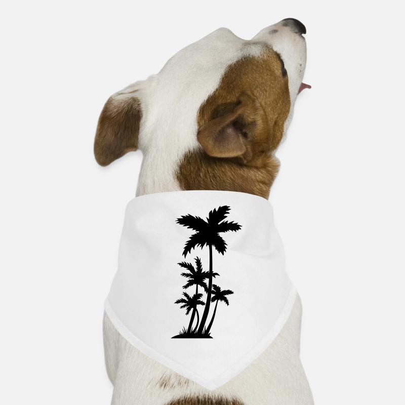 Palmen Hunde-Bandana