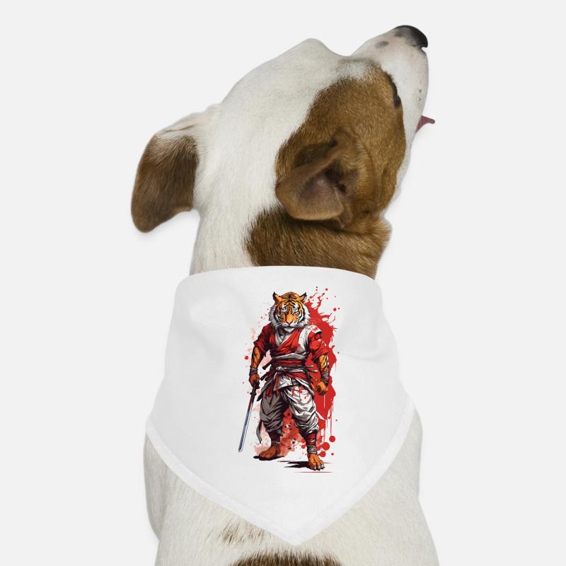 Tiger Samurai Krieger Ninja Ästhetik Oni Yokai Hunde-Bandana
