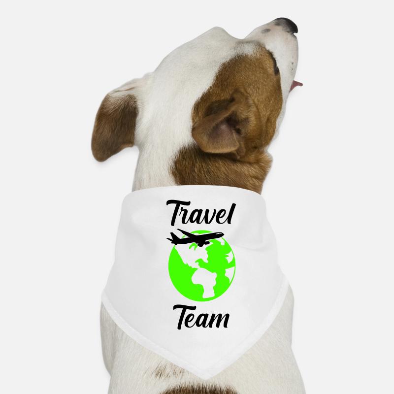 Équipe de voyage Bandana pour chien