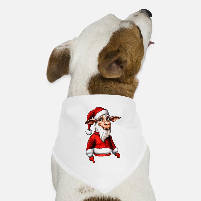 Christmas Goat Dog Bandana