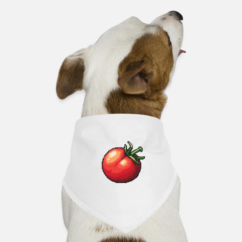 Tomate Pixel Gamer Hunde-Bandana