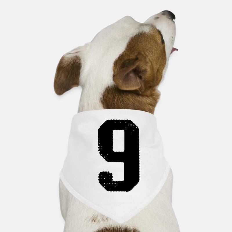 Maillot à 9 chiffres Bandana pour chien