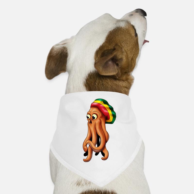 rasta krake Hunde-Bandana