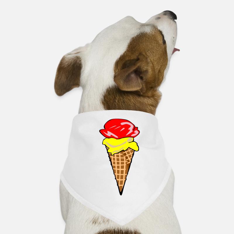 crème glacée restaurant crème glacée sundae79 Bandana pour chien