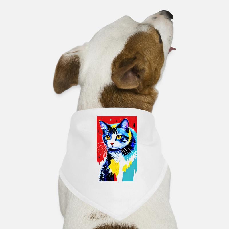 Chat | Animal de compagnie | Fan de chat | mignon | Chaton Bandana pour chien