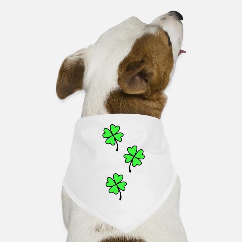 Bonheur trèfle Bandana pour chien