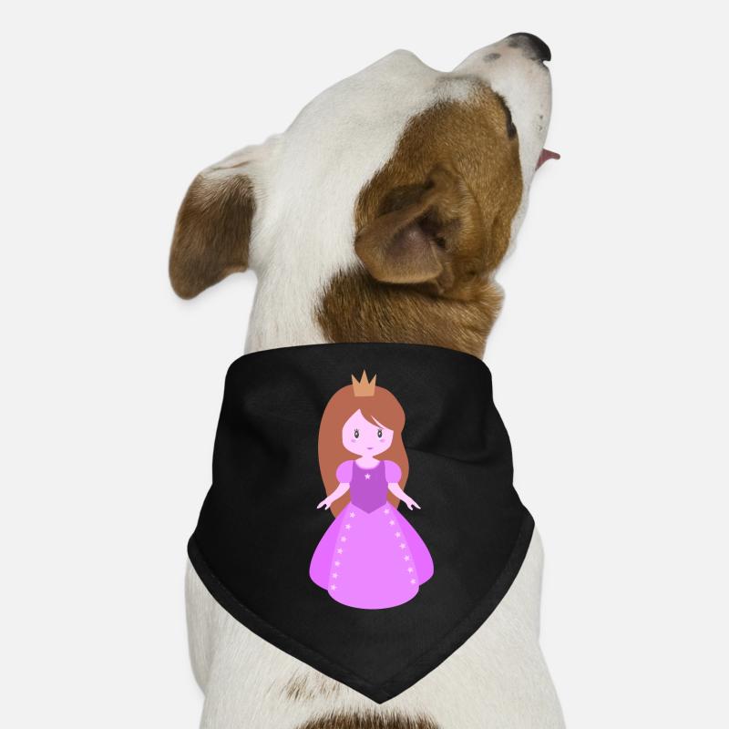 Prinzessin Mädchen Figur Hunde-Bandana