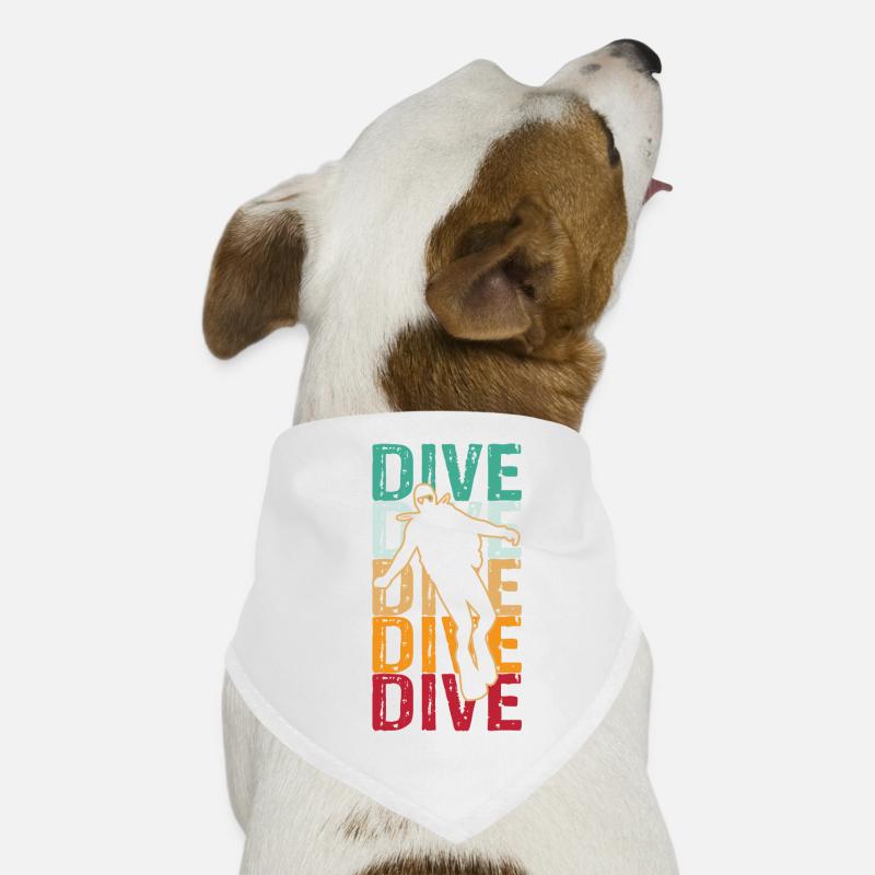 Diving Diving Diving Dog Bandana