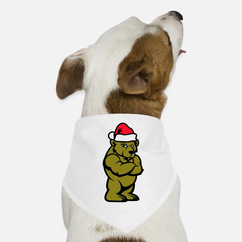 Ours Bande Dessinée Noël Bandana pour chien