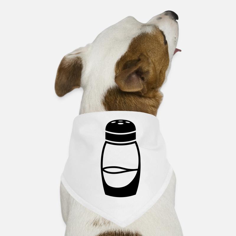 Salt shaker logo design Dog Bandana
