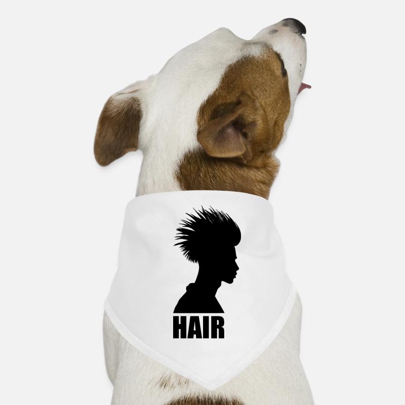 Silouette einer Haarpracht Hunde-Bandana