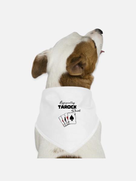 Tarock Offizielles Shirt - Hunde-Bandana - Weiß - Vorne