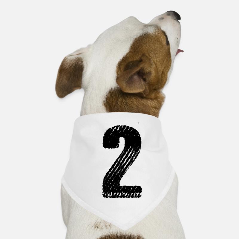 Maillot numéro 2 Bandana pour chien