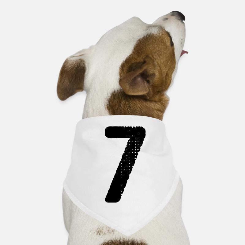 7 Zahl Trikot Hunde-Bandana