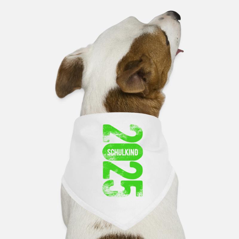 Schulkind 2025 - Erste Klasse - Einschulung Hunde-Bandana