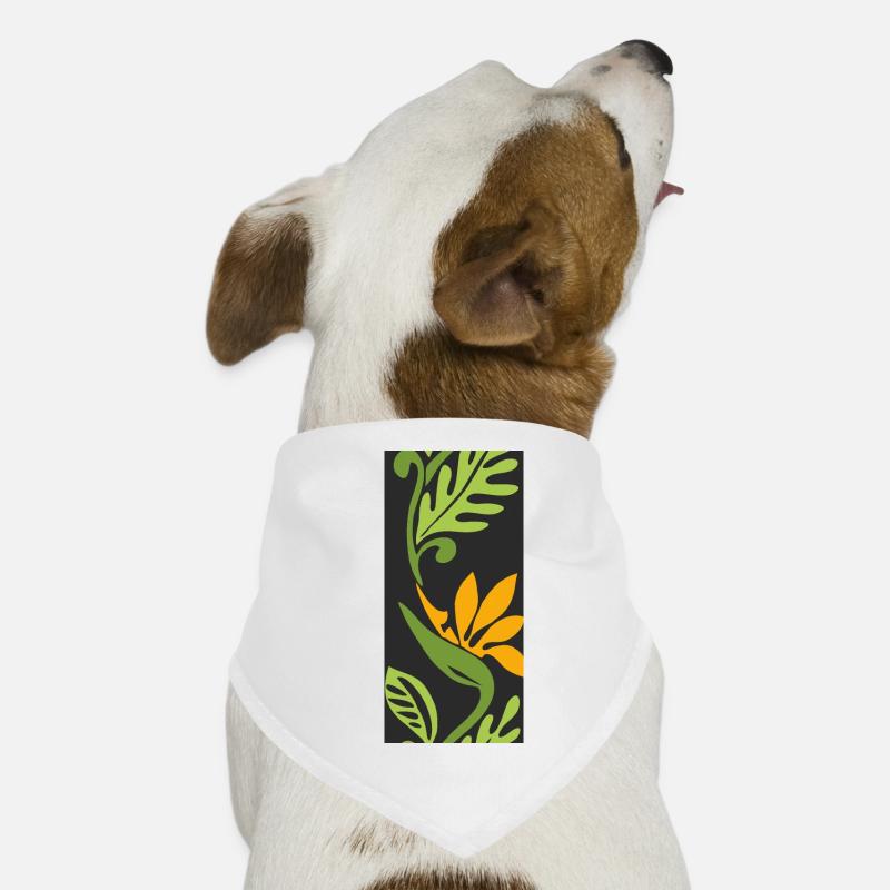 Telefonmuster – Flower Power 2 Hunde-Bandana