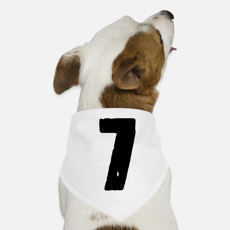 7 Number jersey Dog Bandana