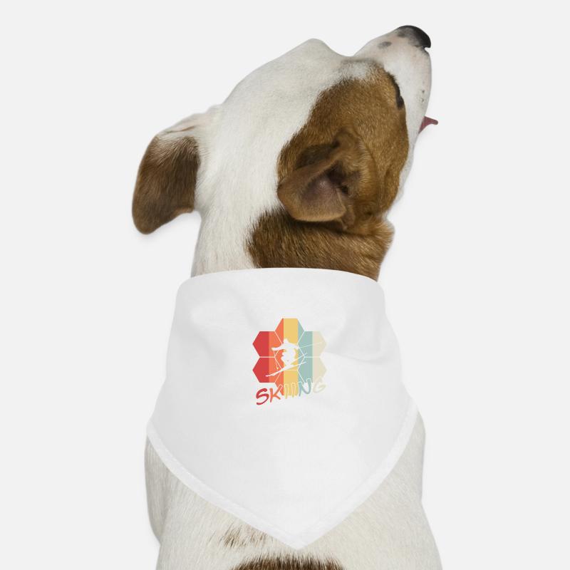 Skiing Hunde-Bandana