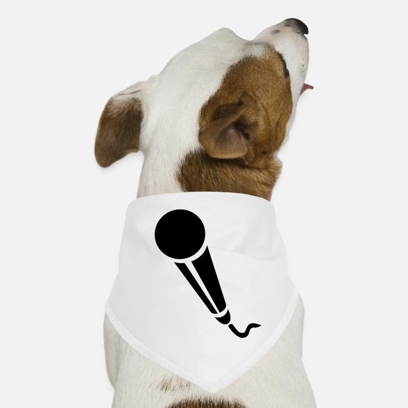 Mikrofon - Musik Hunde-Bandana