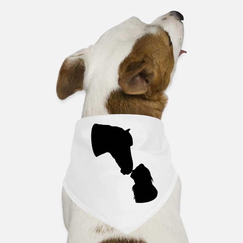 Horsemanship - Hunde-Bandana - Weiß
