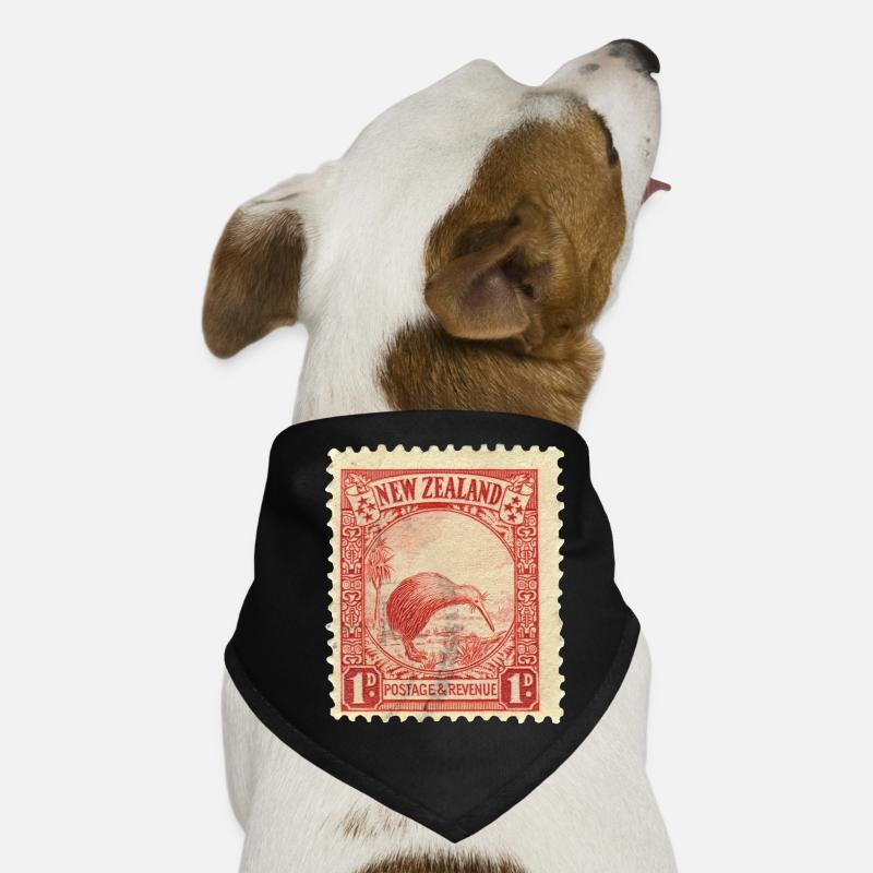 Kiwi Briefmarke Hunde-Bandana