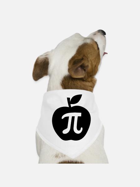 pi - Dog Bandana - white - Front