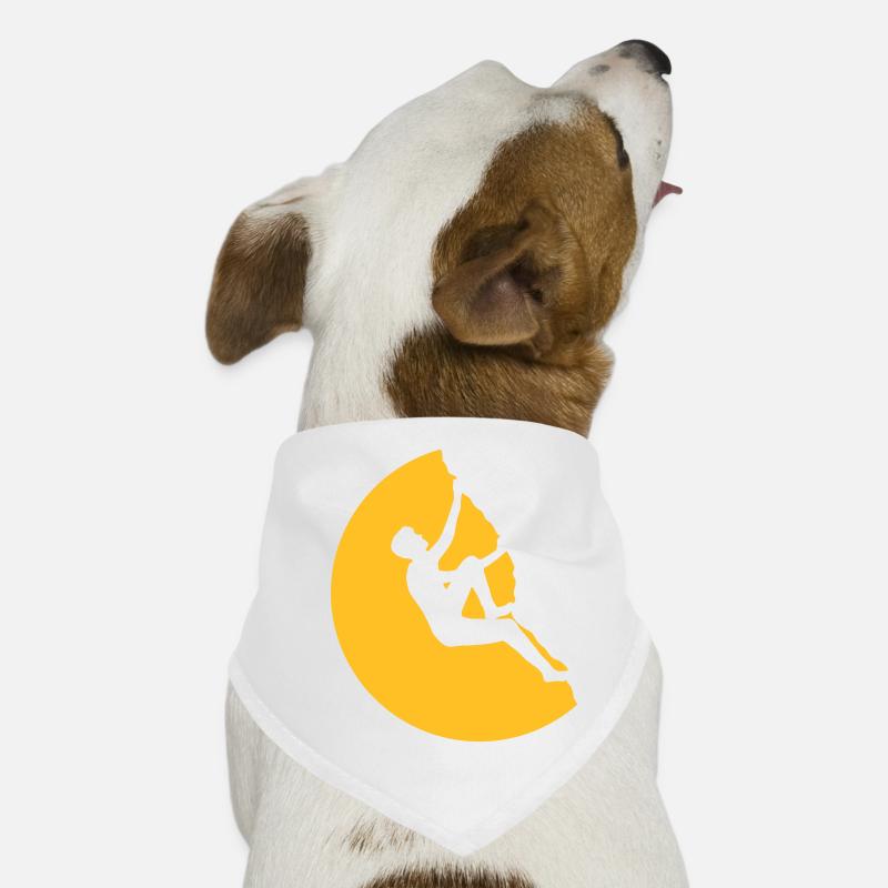 summit night moon round circle steep wall fre Dog Bandana