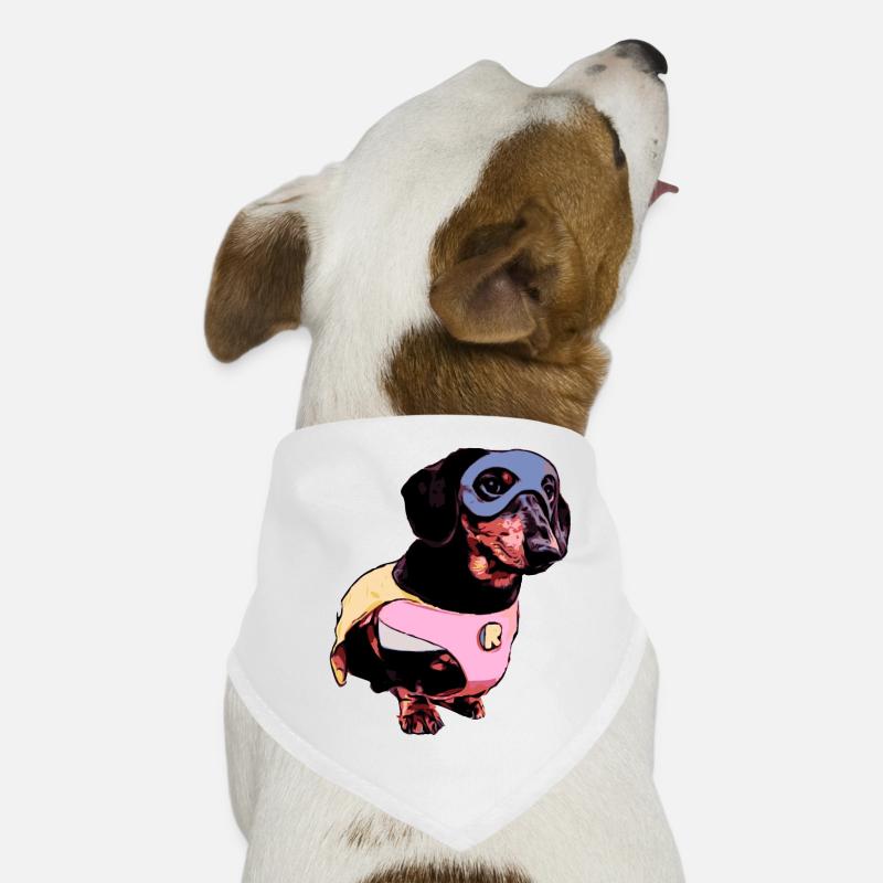 Super-héros teckel Bandana pour chien