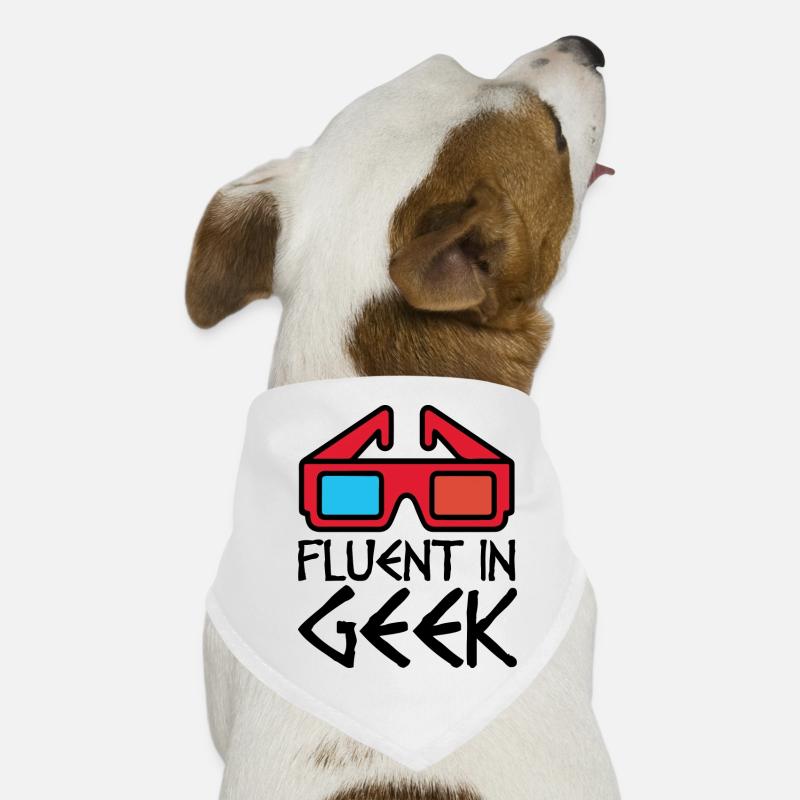 Geek informatique nerd Bandana pour chien