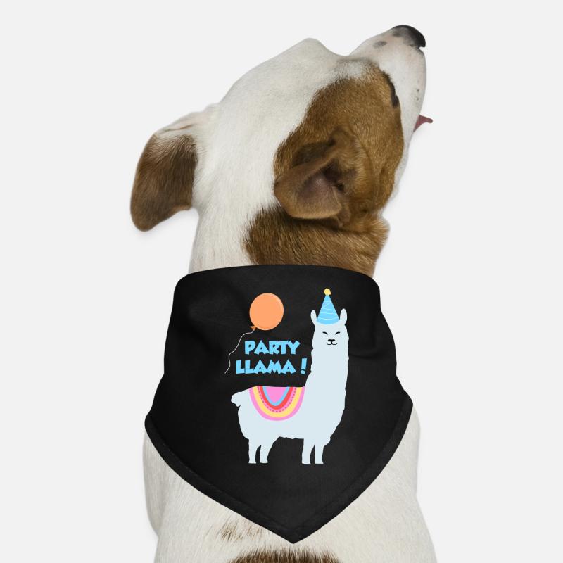 Lama de fête Bandana pour chien