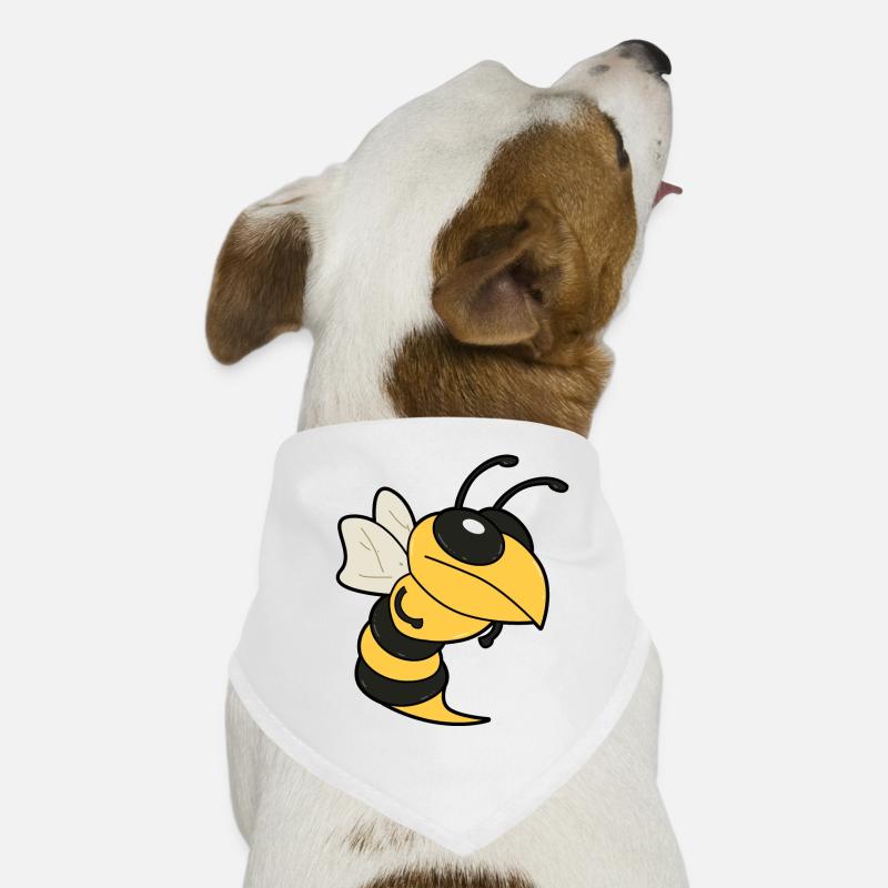 Frelon de dessin animé - Bandana pour chien - blanc