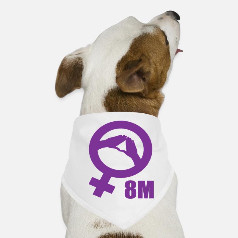 Feminist 8M Dog Bandana