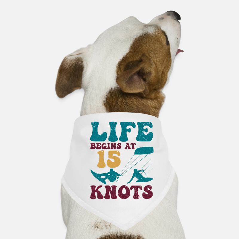 Kitesurf cadeau Kiteboarding Kitesurfer Gesche Bandana pour chien