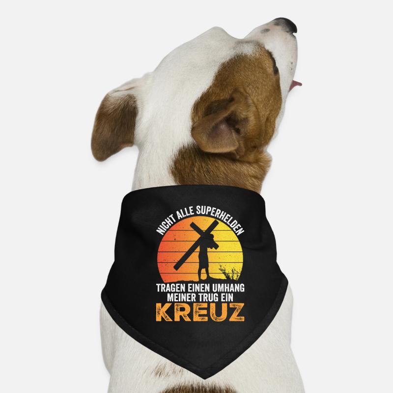 Jesus Christus Held Kreuz Hunde-Bandana