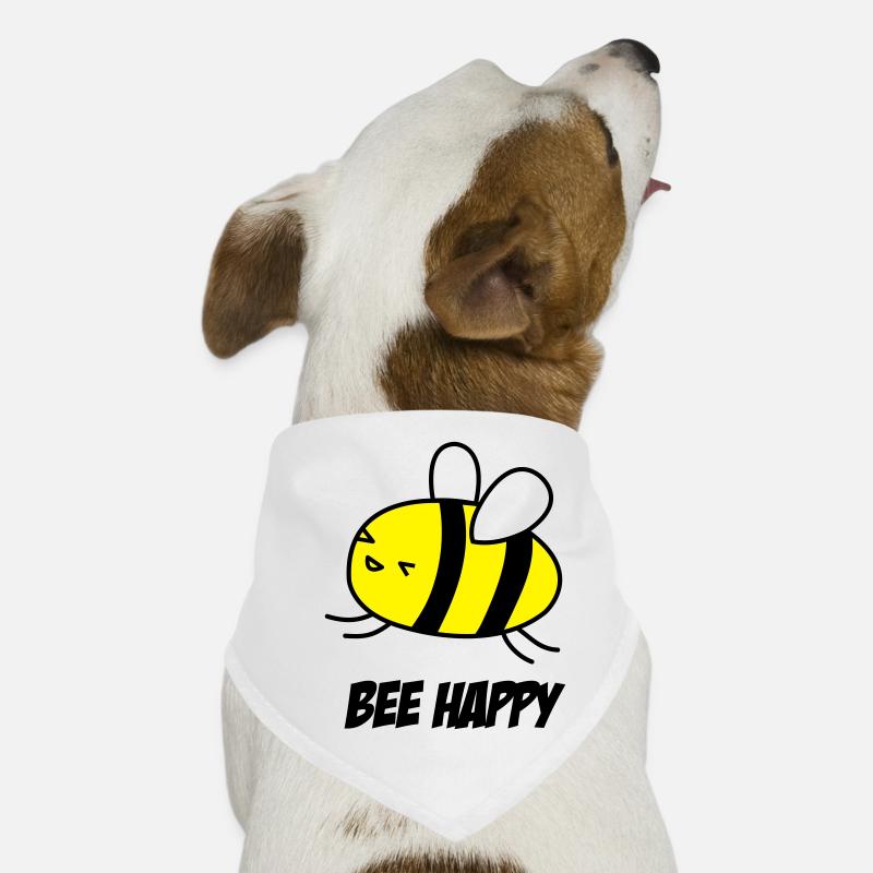 bee happy Hunde-Bandana