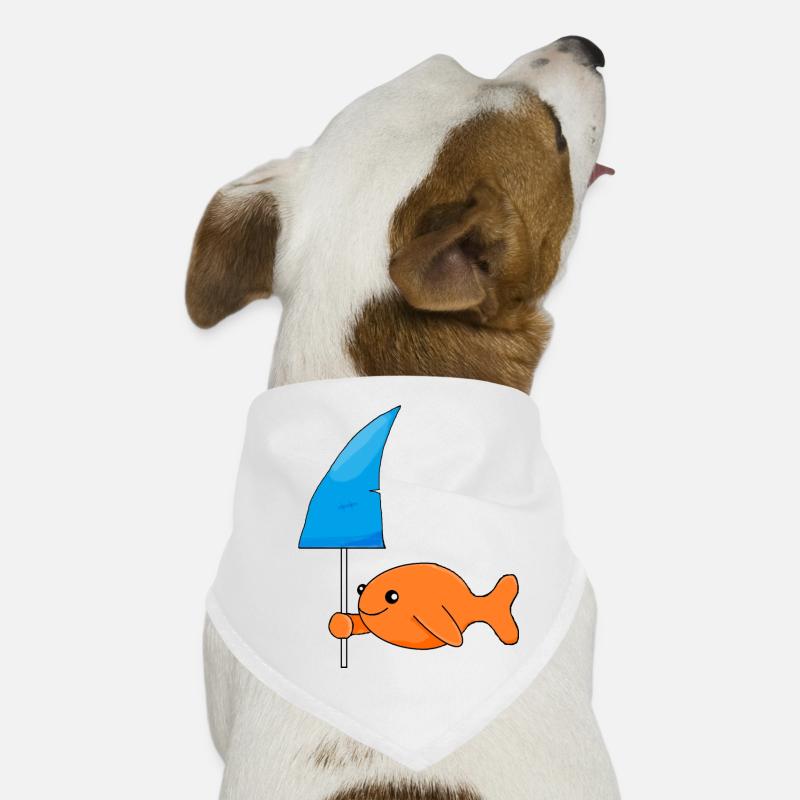 Poisson rouge à nageoire Bandana pour chien