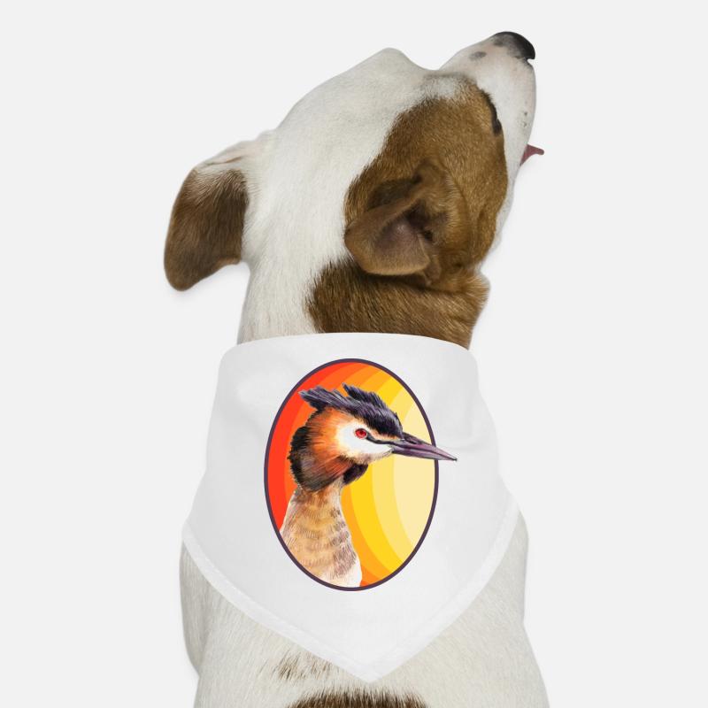 Great crested grebe Dog Bandana