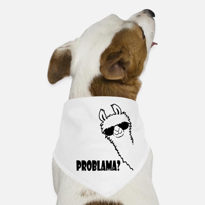 Lama Problama Question Bandana pour chien