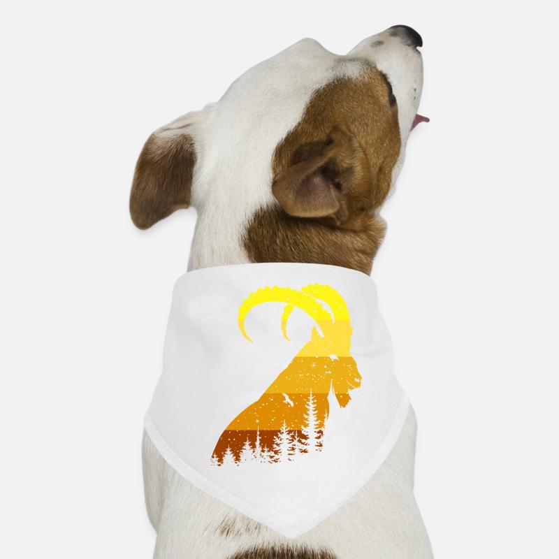 Steinbock Hunde-Bandana