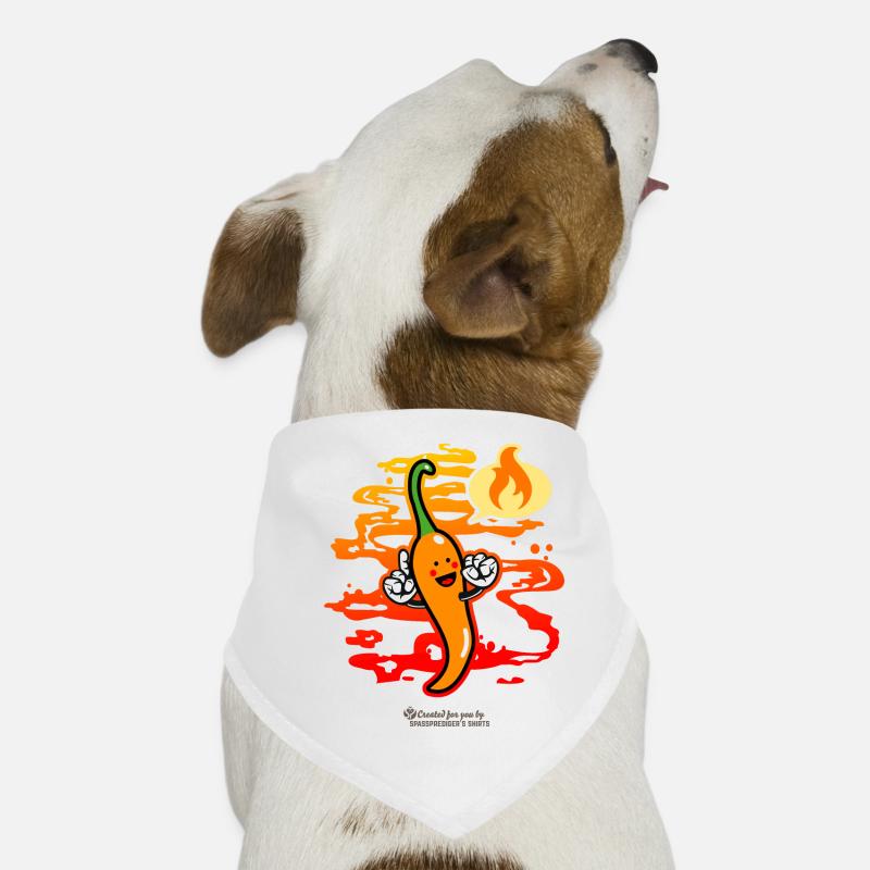 Chili Kawaii Comic Chili Pepper Bandana pour chien