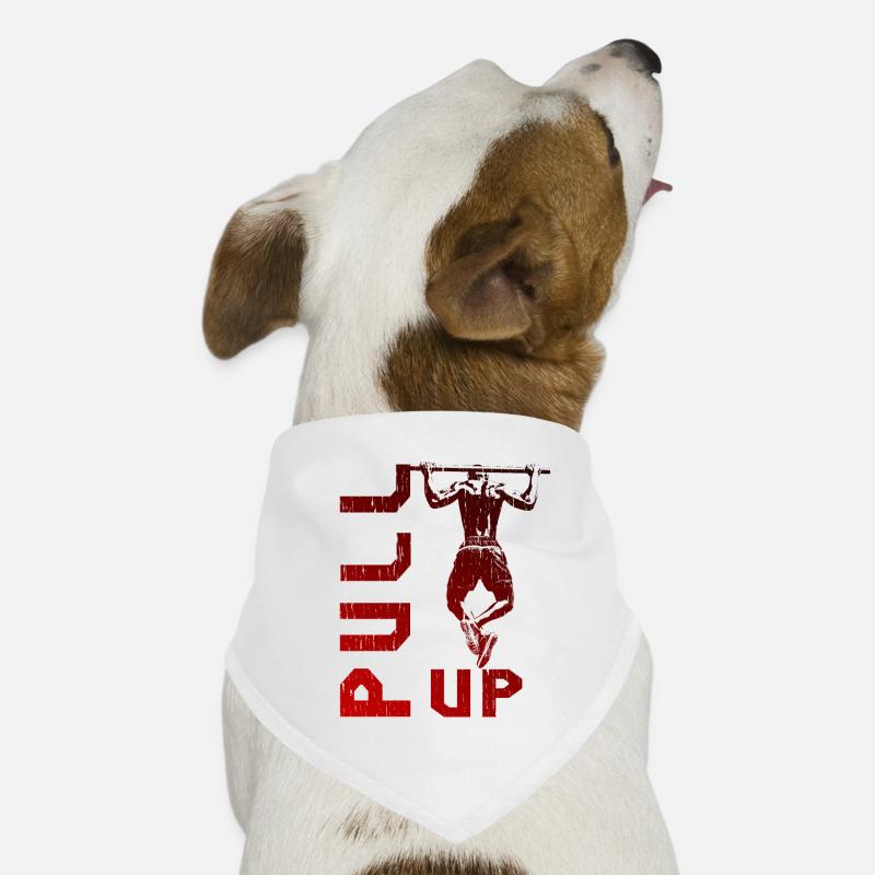 Pull-Up Calisthenics Red Power Design Hunde-Bandana
