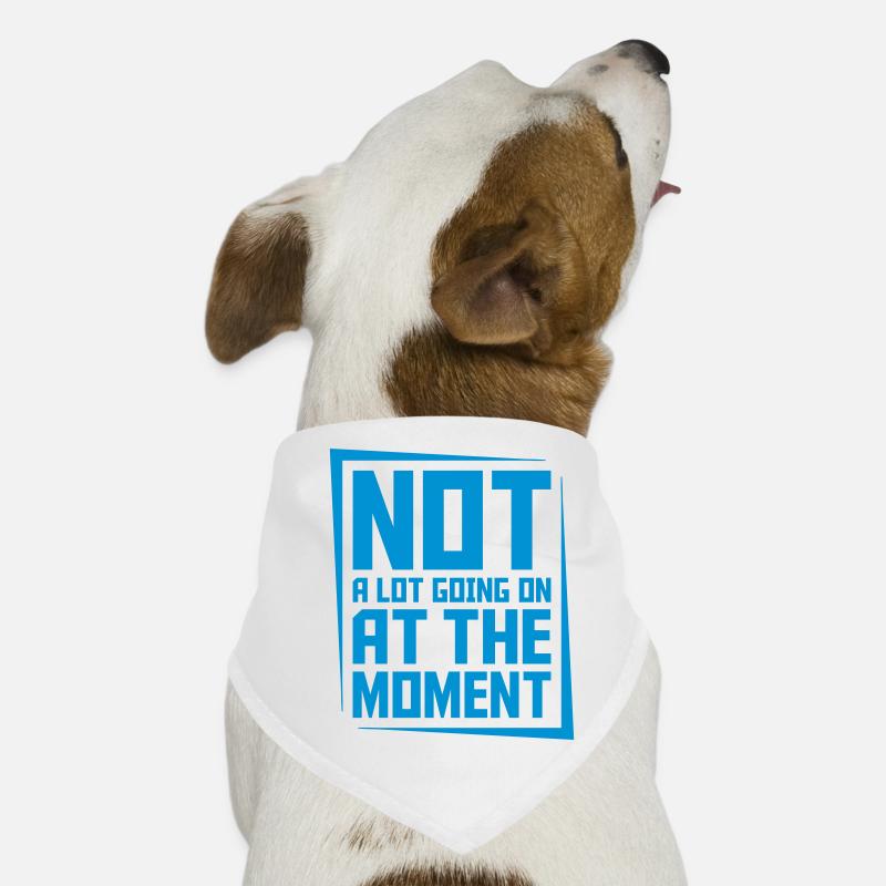 Il ne se passe pas grand-chose Bandana pour chien